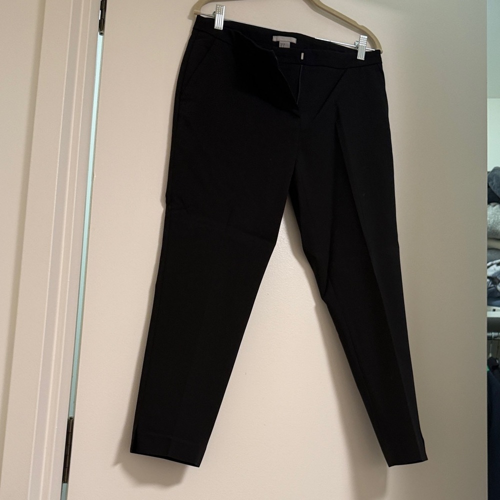 H&M Black High-Rise SuitPants